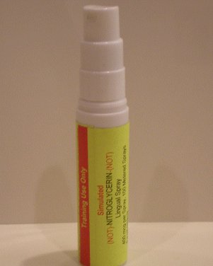 Simulated Nitroglycerin Lingual Spray (2 pump sprays/unit) - Click Image to Close
